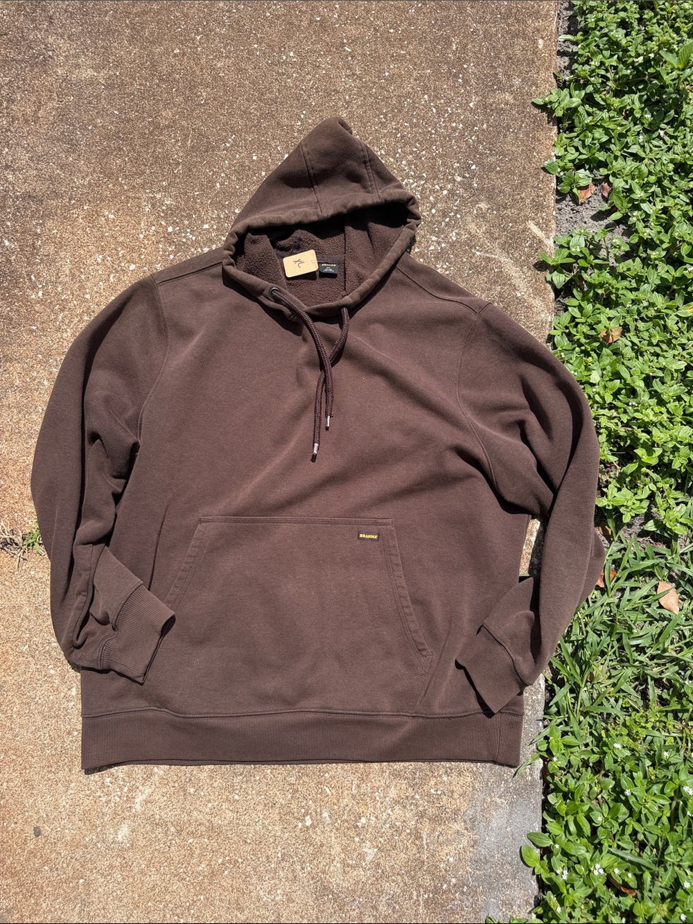 Brahma Men's Brown Pullover Hoodie - 2XL